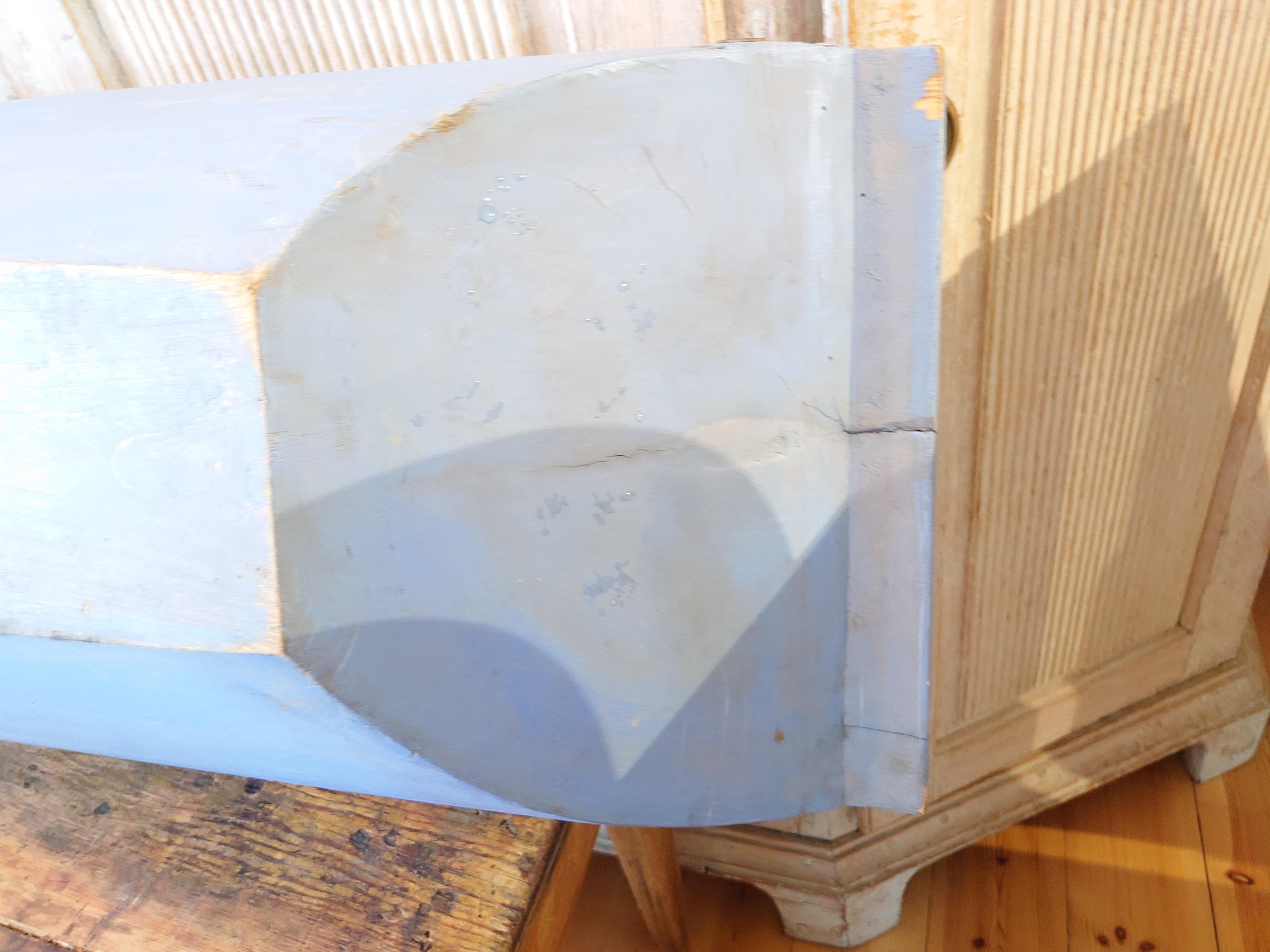 Schwedisch im 19. Jahrhundert  antike rustikale Folk Art Holztablett Schale  Originalfarbe im Angebot 8