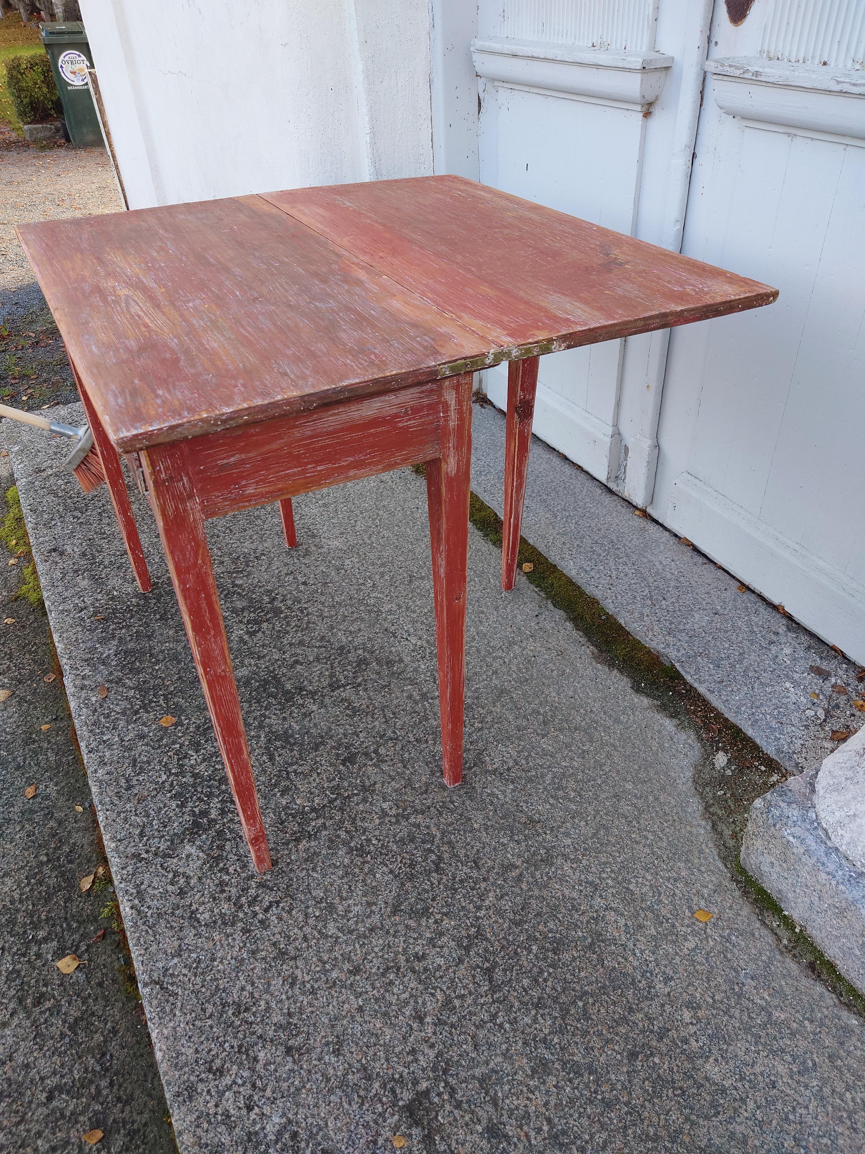  19th Century Swedish antique  rustic genuine Game Table for Playing games   For Sale 4