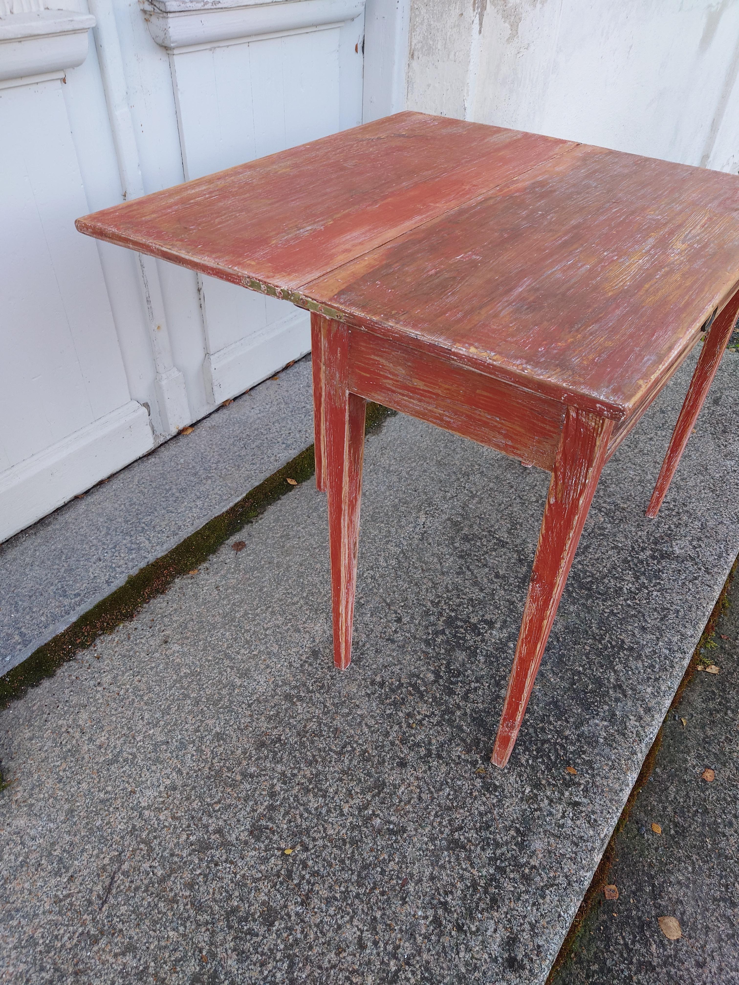  19th Century Swedish antique  rustic genuine Game Table for Playing games   For Sale 7