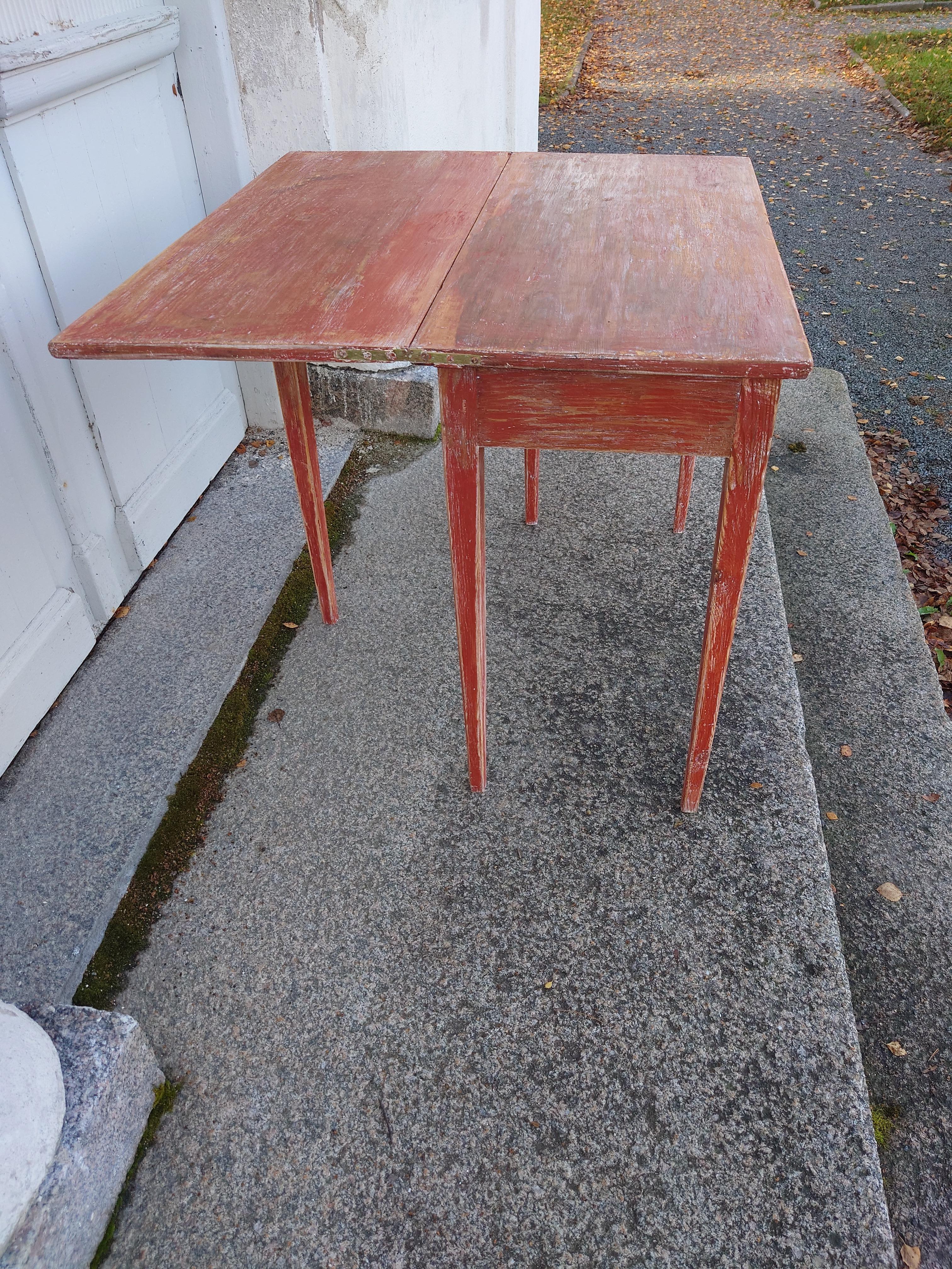  19th Century Swedish antique  rustic genuine Game Table for Playing games   For Sale 8