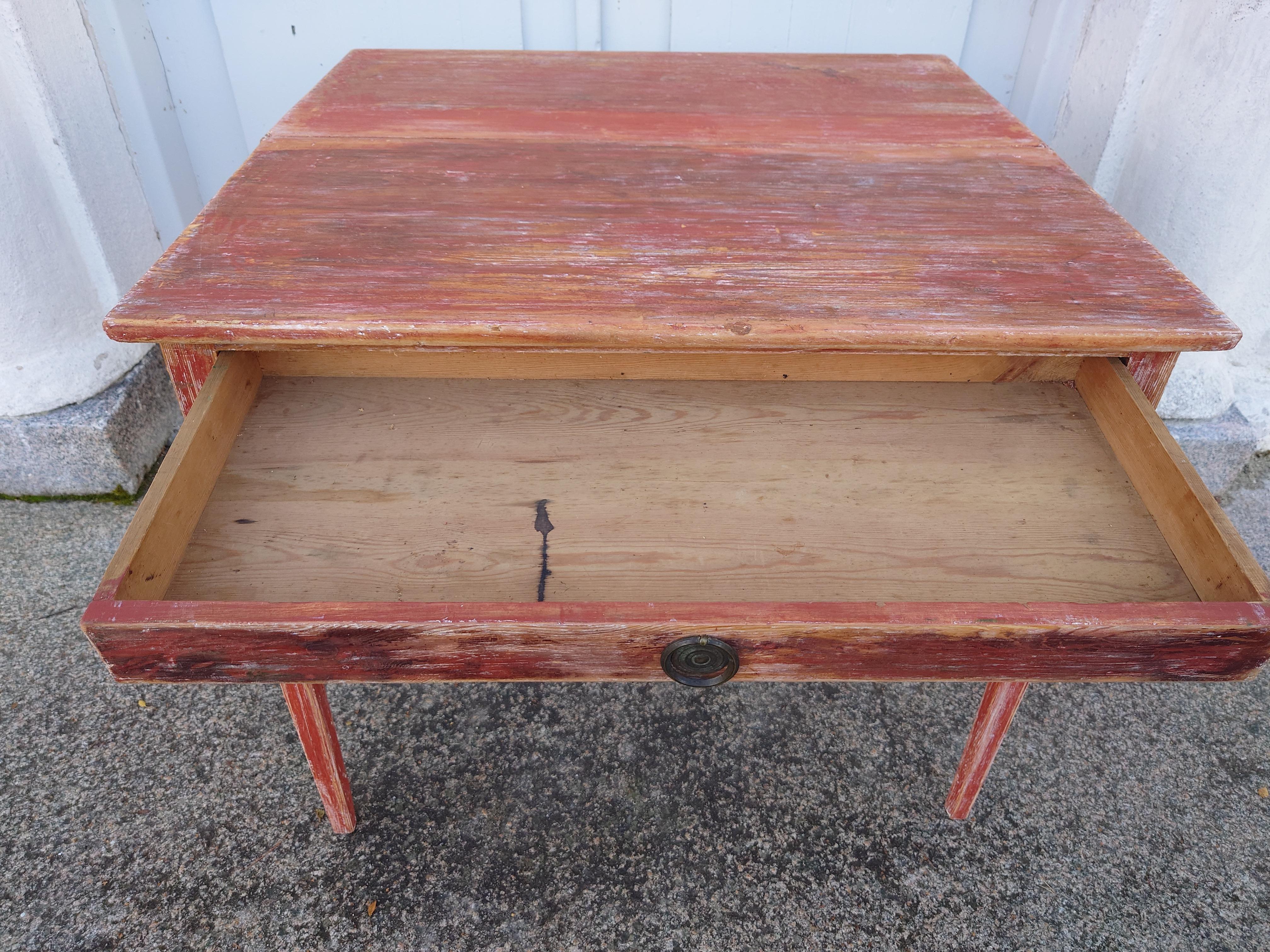  19th Century Swedish antique  rustic genuine Game Table for Playing games   For Sale 10