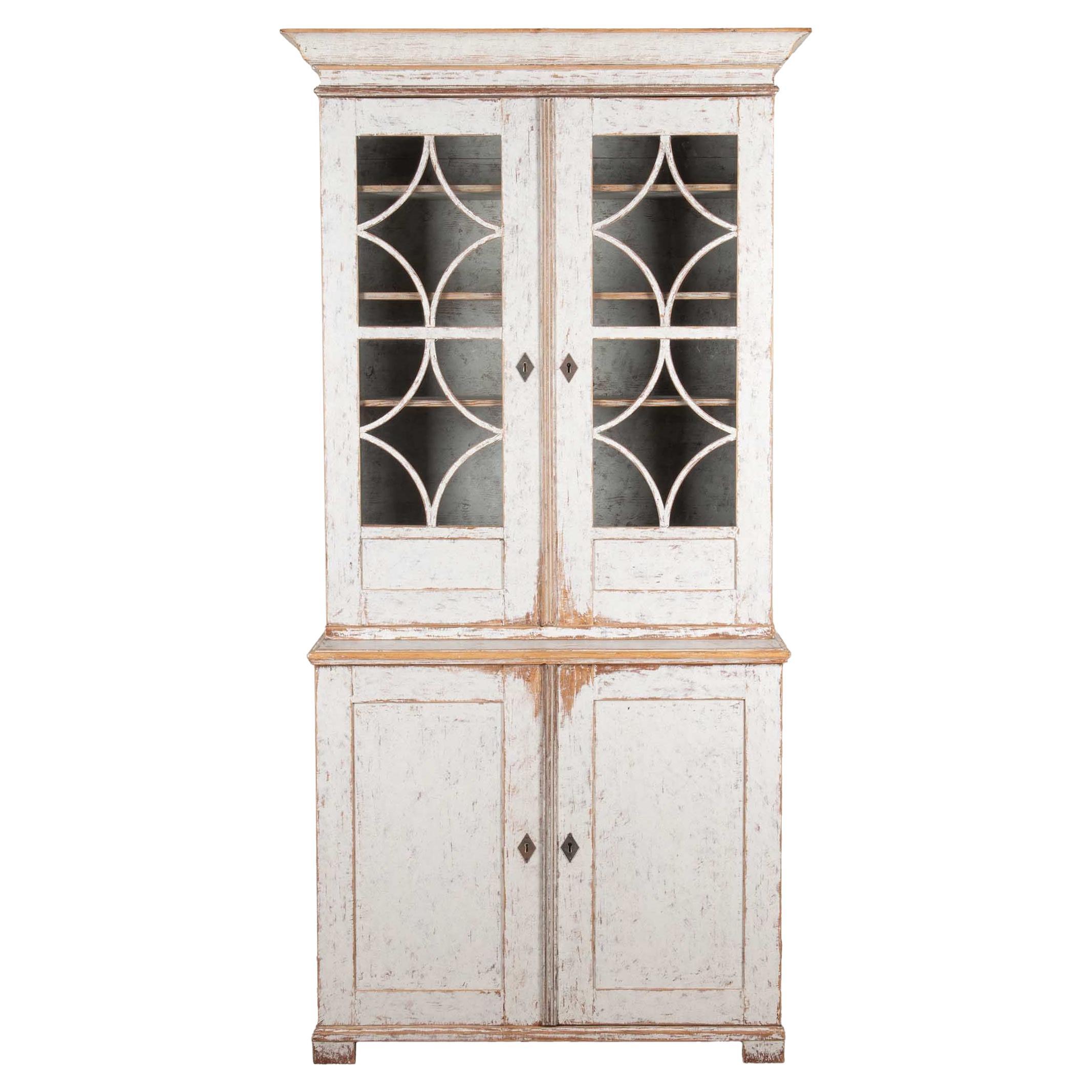 19th Century Swedish Astragal Glazed Bookcase