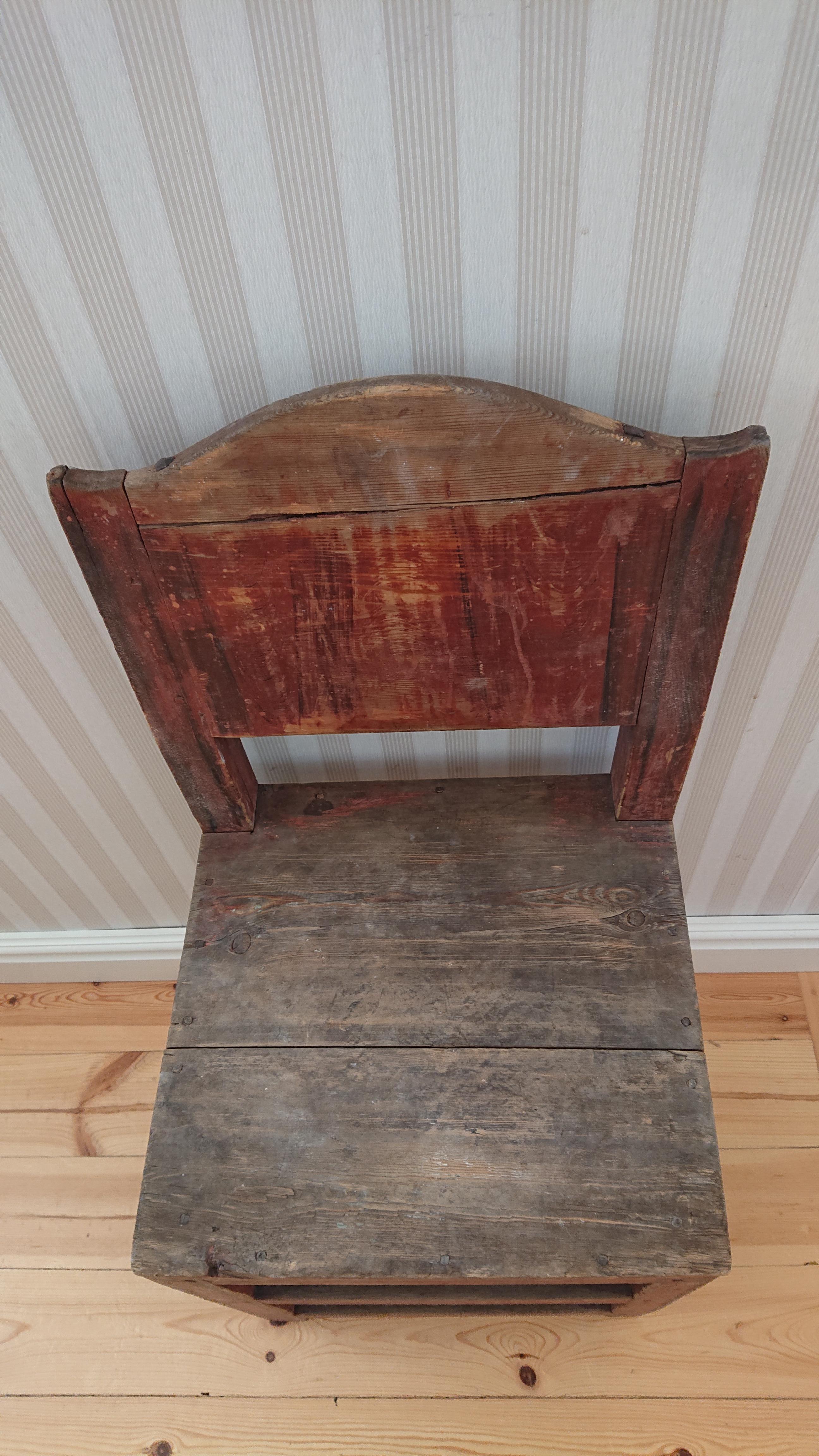 19th Century Swedish Baroque Style Chair For Sale 2