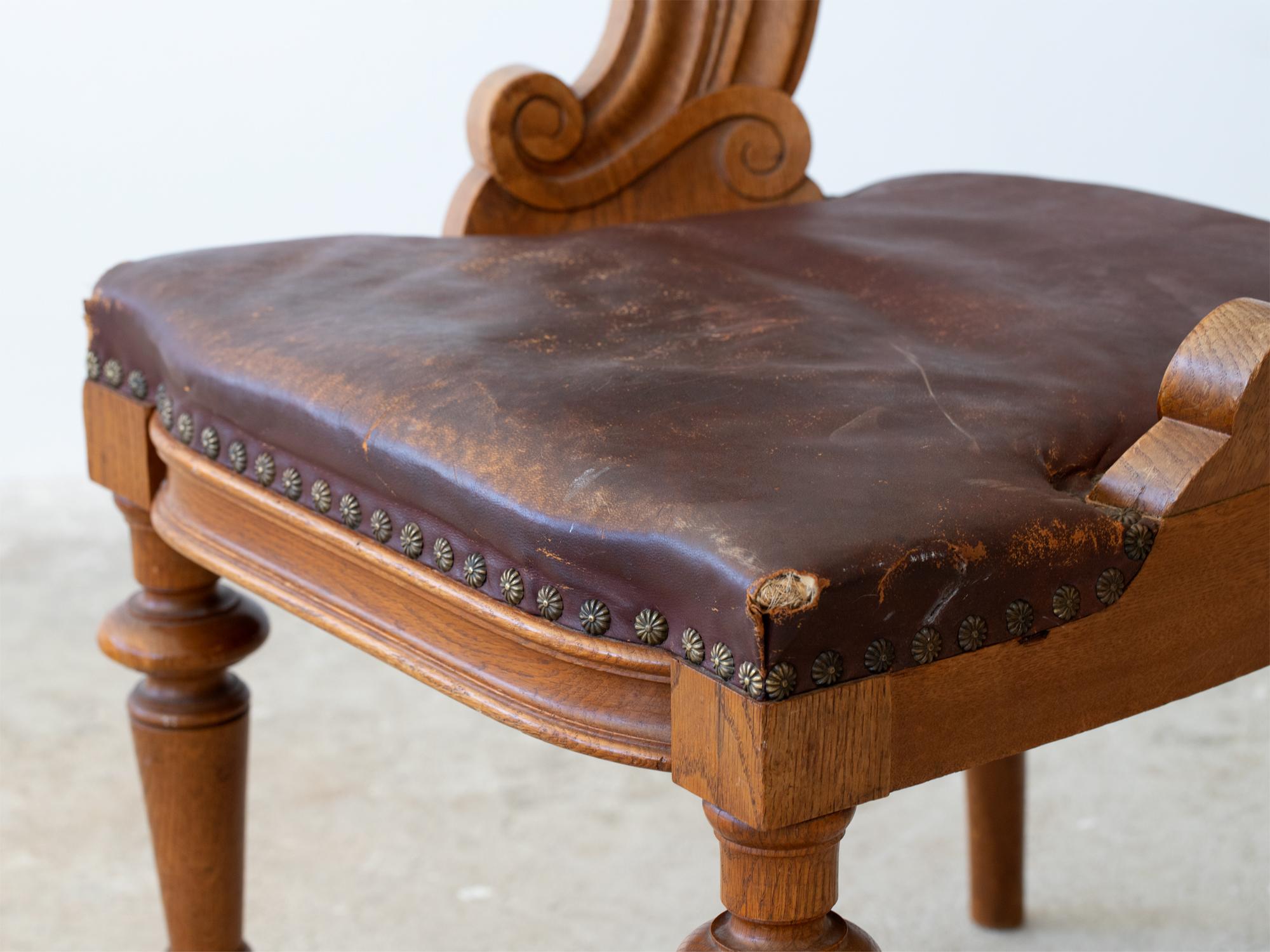 19th Century Swedish Barrel Back Desk Chair For Sale 4
