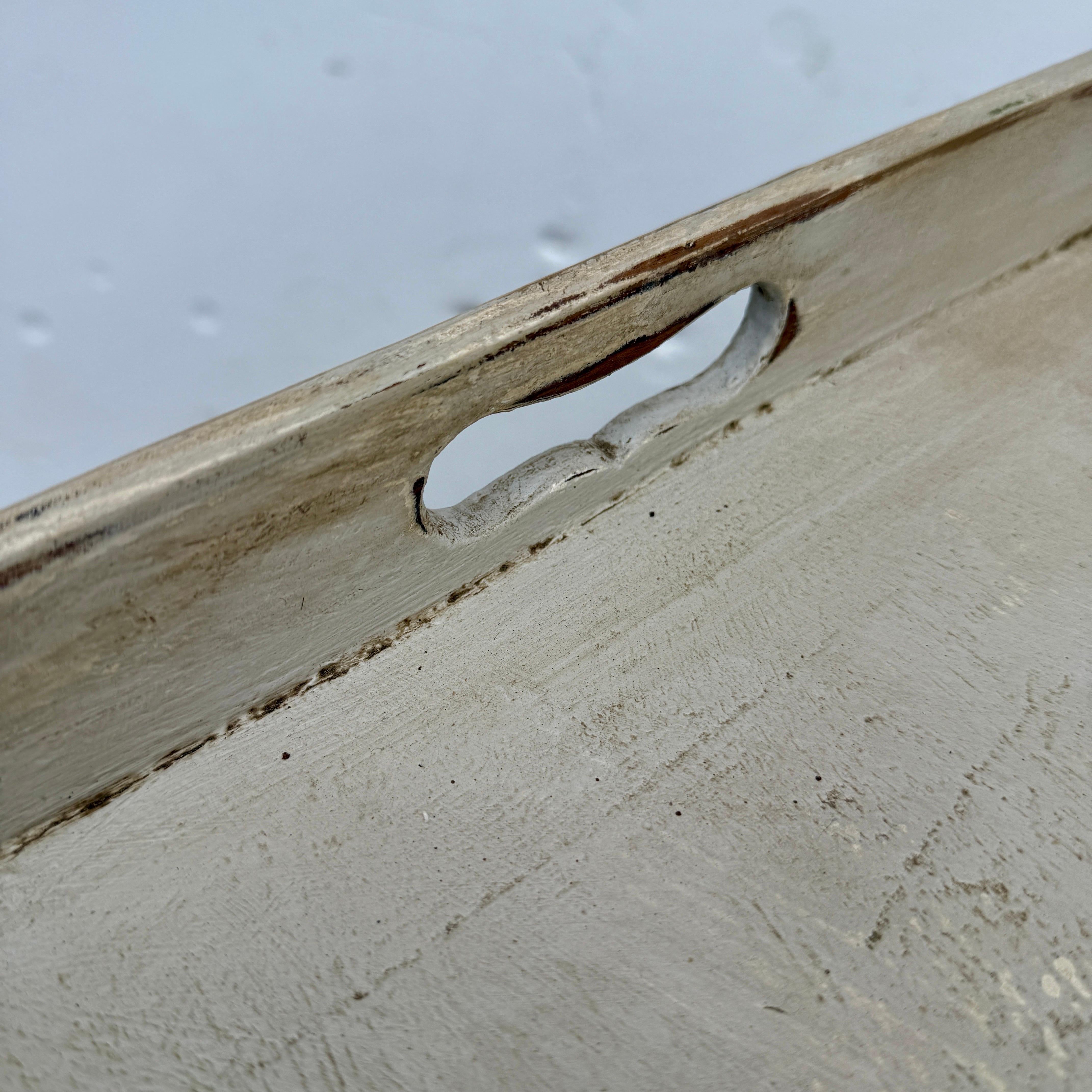 Hand-Crafted 19th Century Swedish Bedside Nightstand End Table with Drawer For Sale