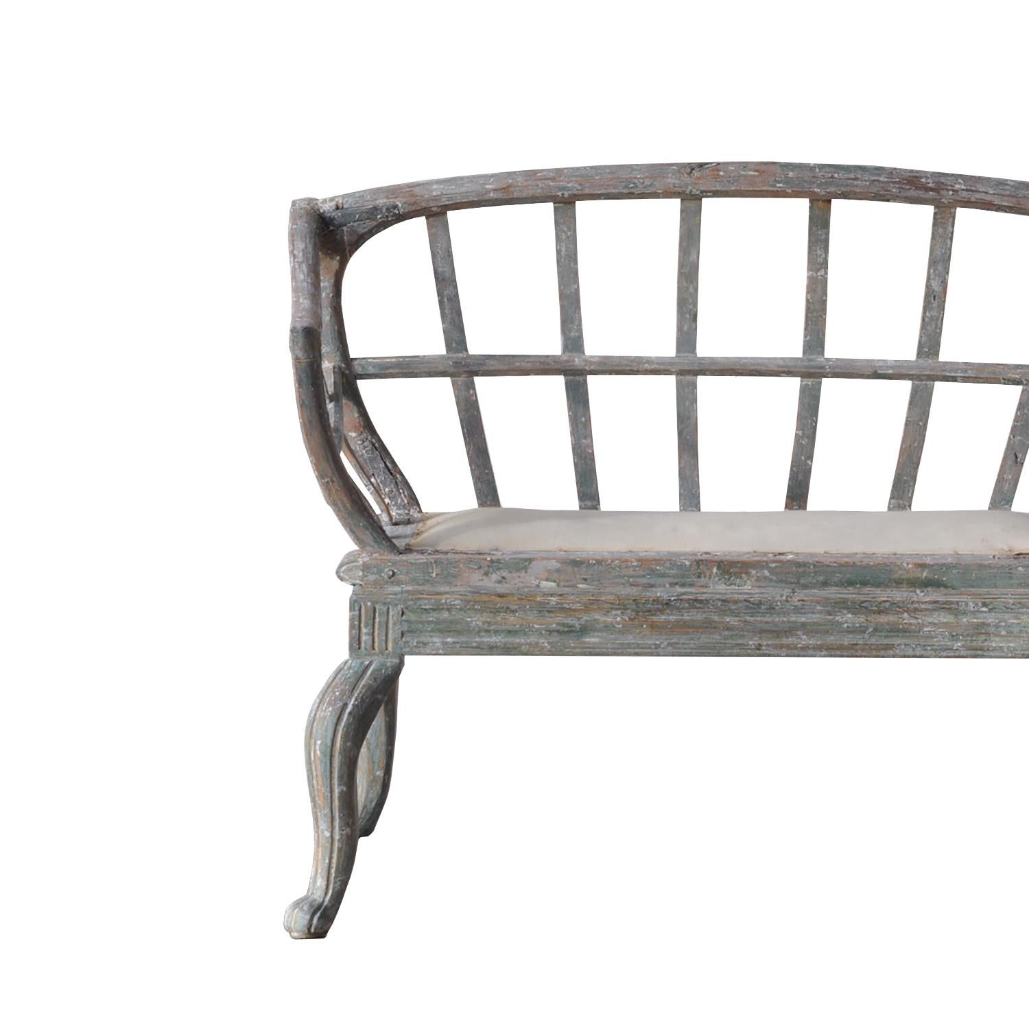 19th Century Swedish Bench In Good Condition In Tetbury, Gloucestershire