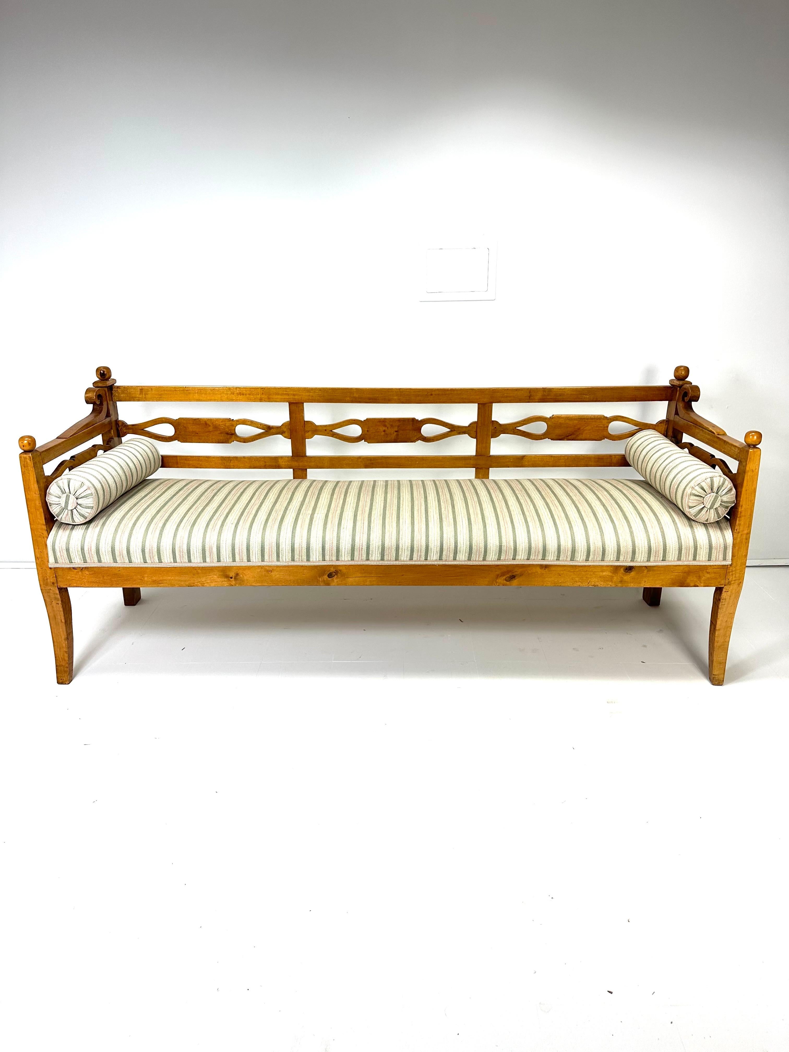Art Nouveau 19th Century Swedish Bench