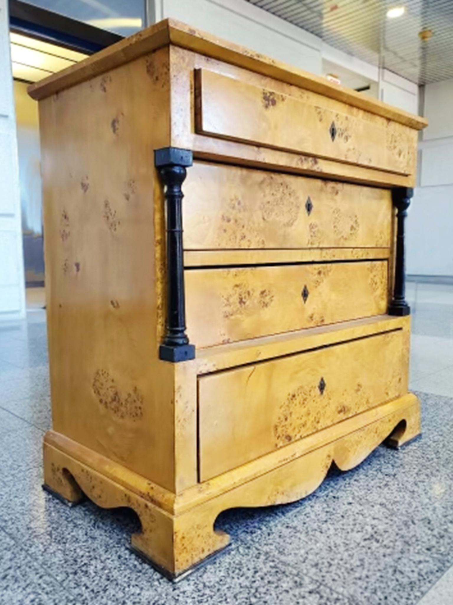 19th Century Swedish Biedermeier Chest of Drawers For Sale 2