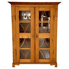 19th Century Swedish Biedermeier Vitrines / Bookcase in Pine, around 1860