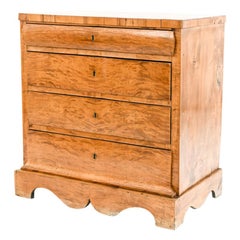 Antique 19th Century Swedish Birch Chest of Drawers