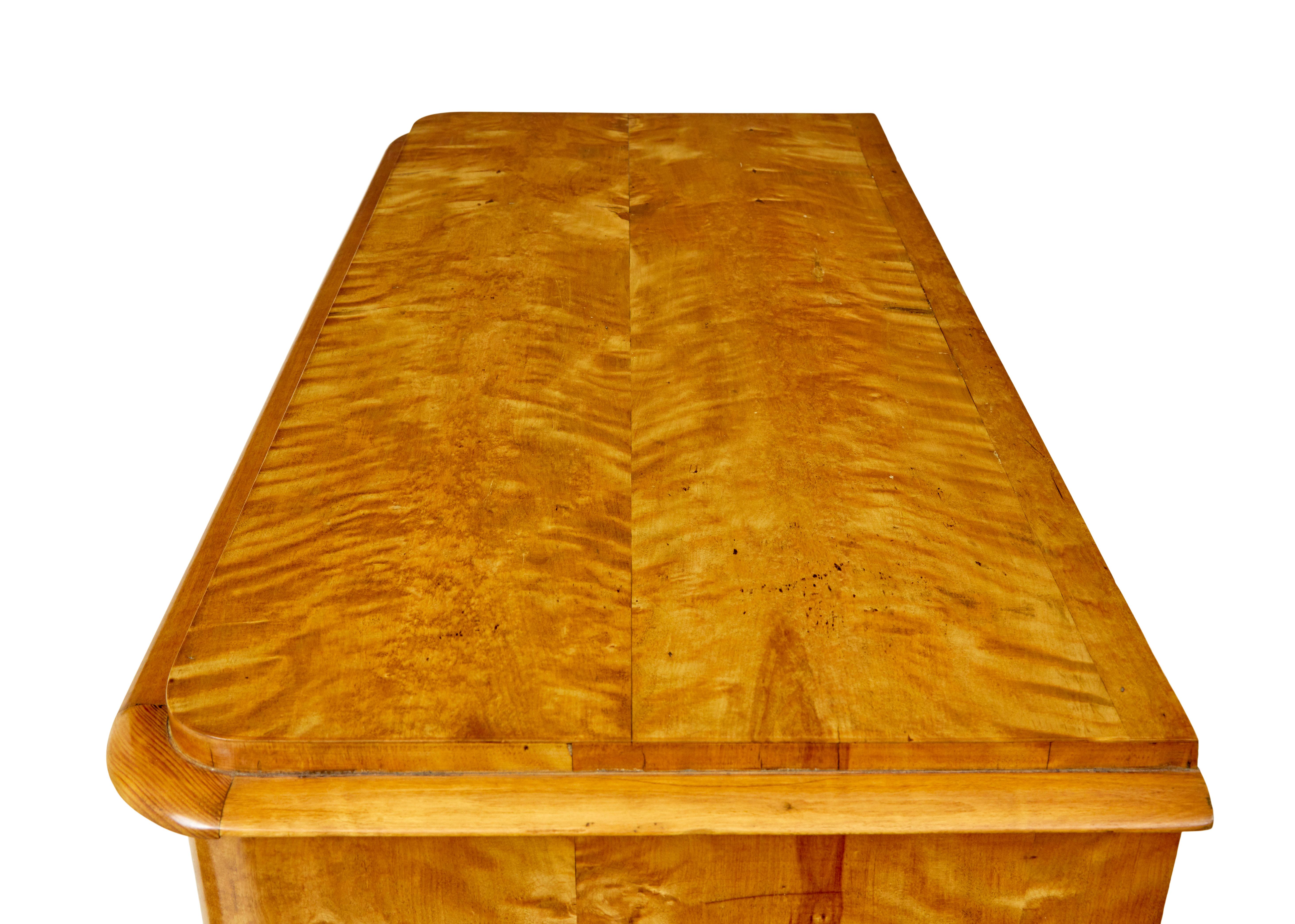 19th century Swedish birch cupboard For Sale 2