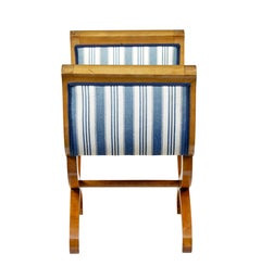 Taburete sueco de abedul renacimiento imperio del siglo XIX