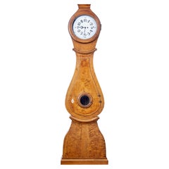 19th century Swedish birch mora clock
