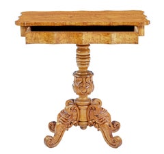 19th Century Swedish Birch Root Shaped Occasional Table