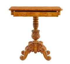 19th century Swedish birch root shaped occasional table