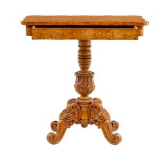 19th century Swedish birch root shaped occasional table