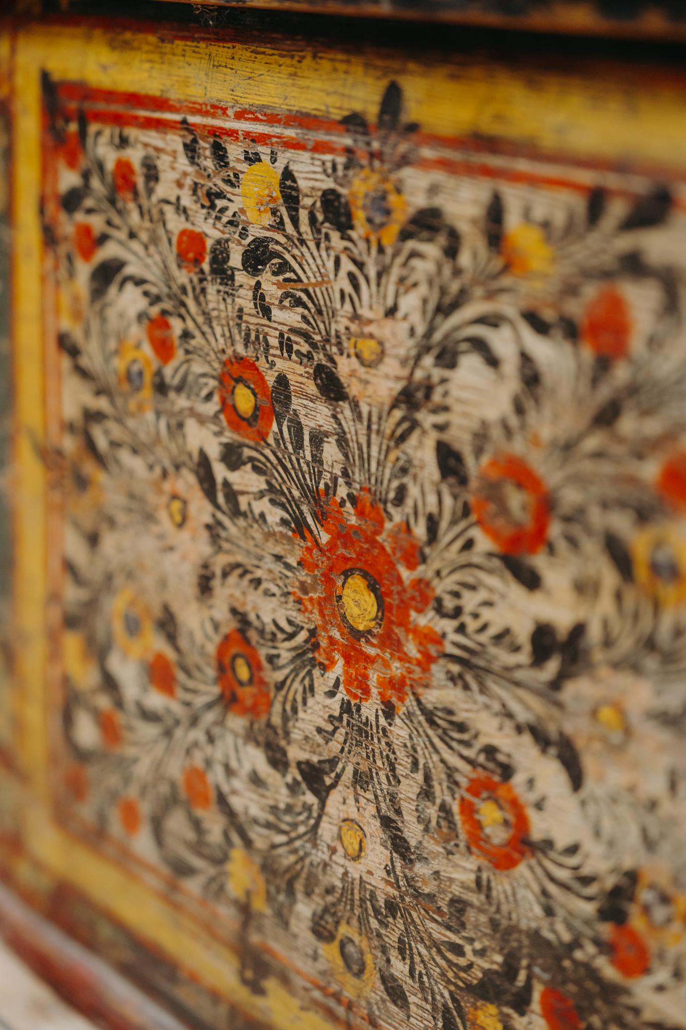 Arcón sueco para mantas del siglo XIX en venta 4