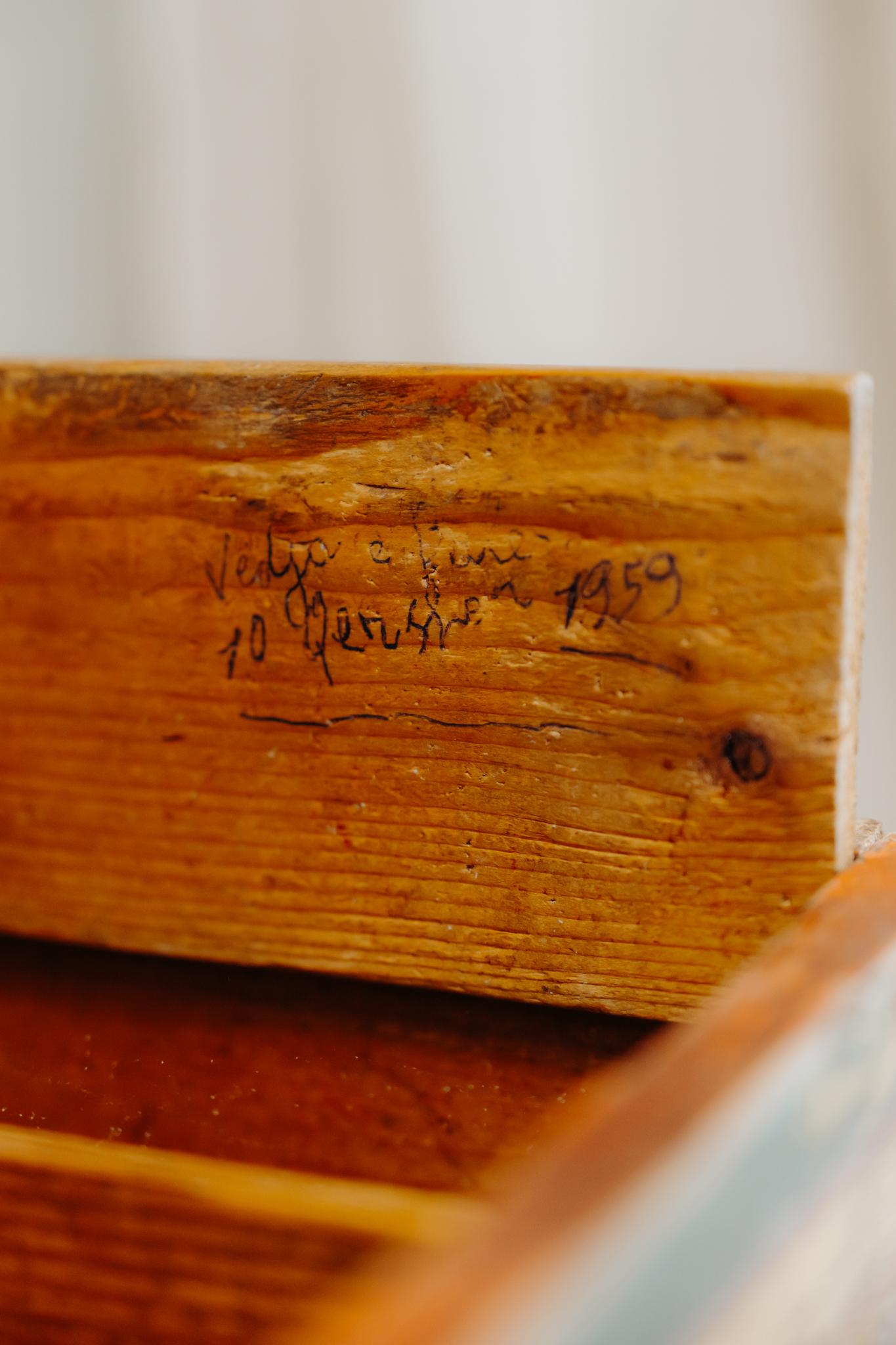 Arcón sueco para mantas del siglo XIX en venta 1