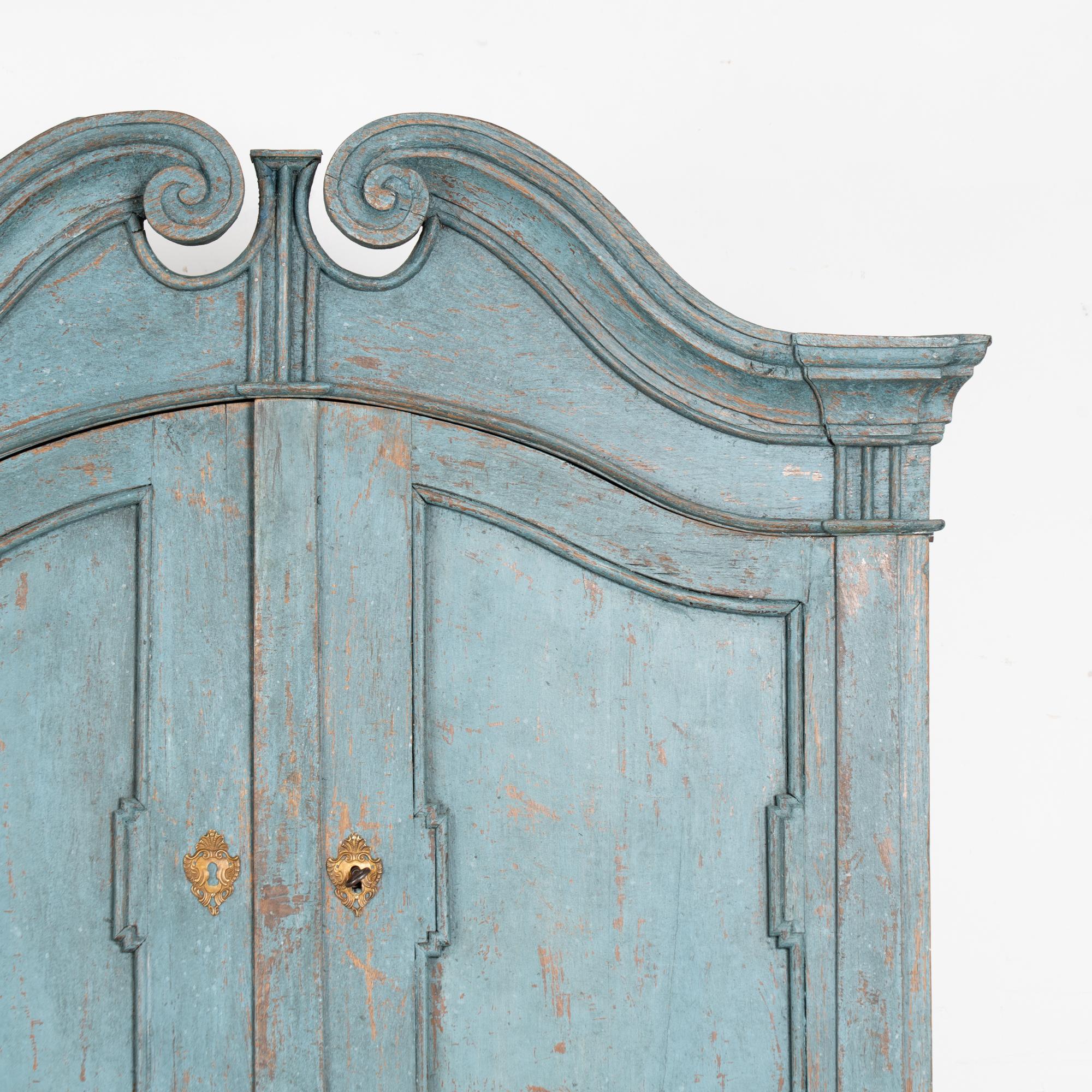Ottone Segreteria svedese del XIX secolo in Oak blu in vendita