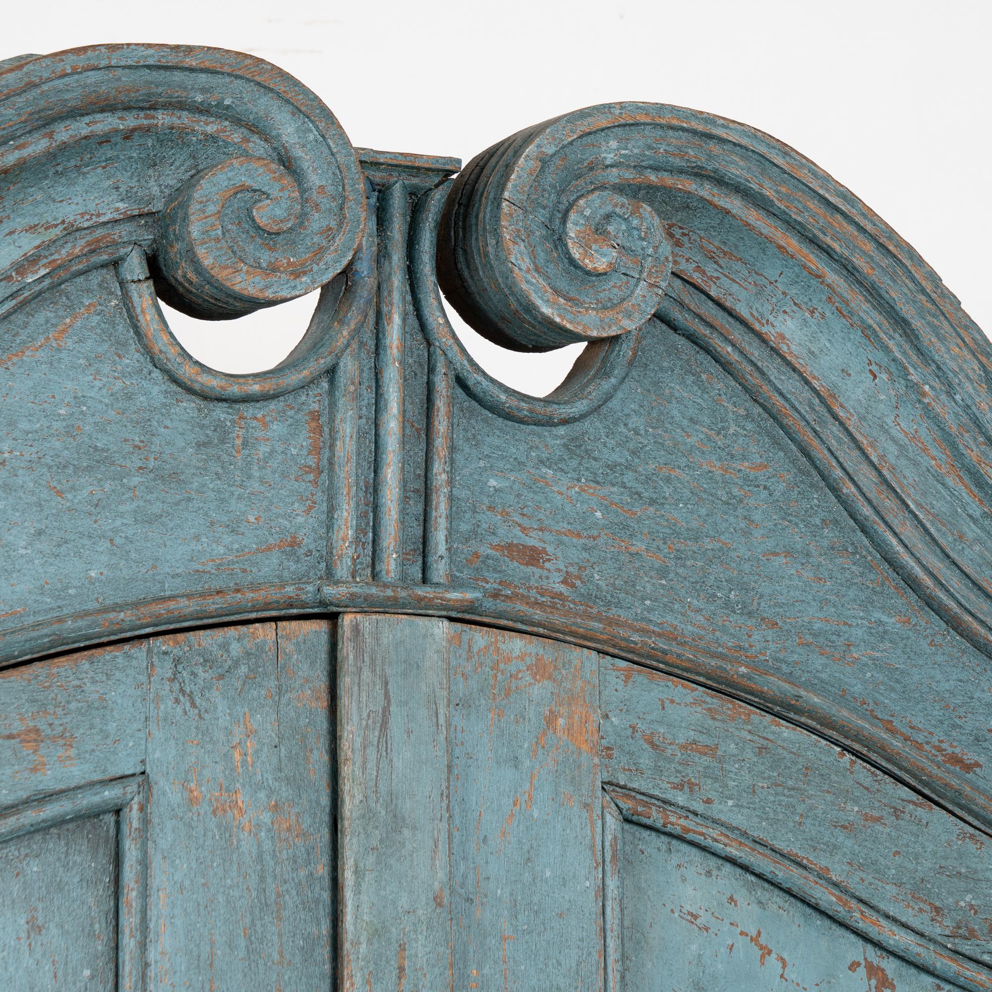 Segreteria svedese del XIX secolo in Oak blu in vendita 1