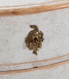 19th Century Swedish Bow Fronted Chest