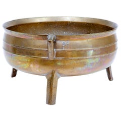 19th Century Swedish Bronze Cooking Pot