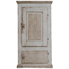 19th Century Swedish Cabinet with Reeded Panels