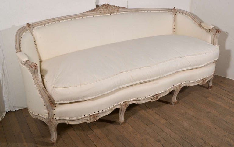 19th Century Swedish Canapé Sofa In Good Condition For Sale In Houston, TX