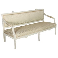 19th Century Swedish Carved Bench