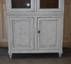 19th Century Swedish Carved Bookcase