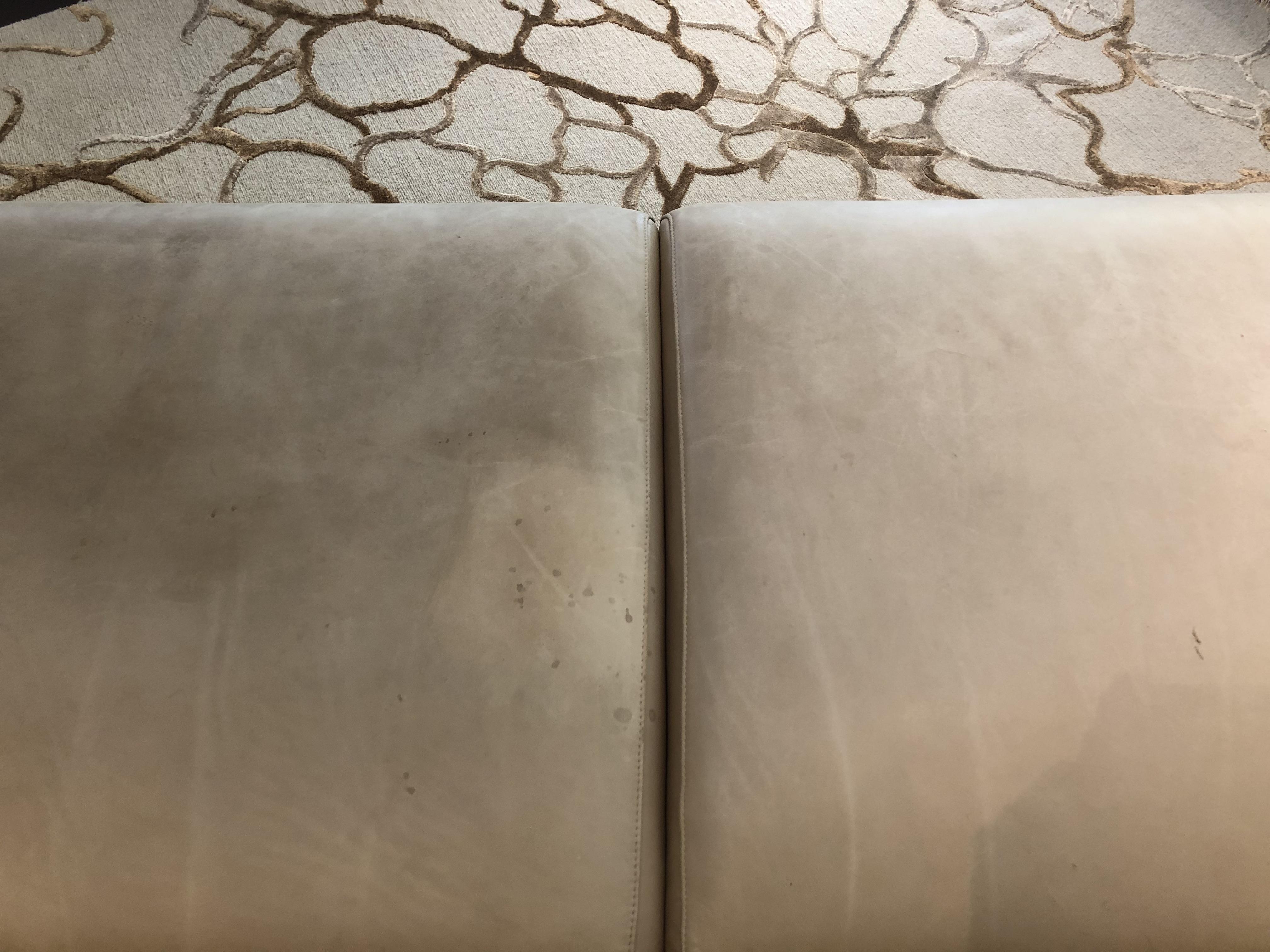 Leder-Sofa 