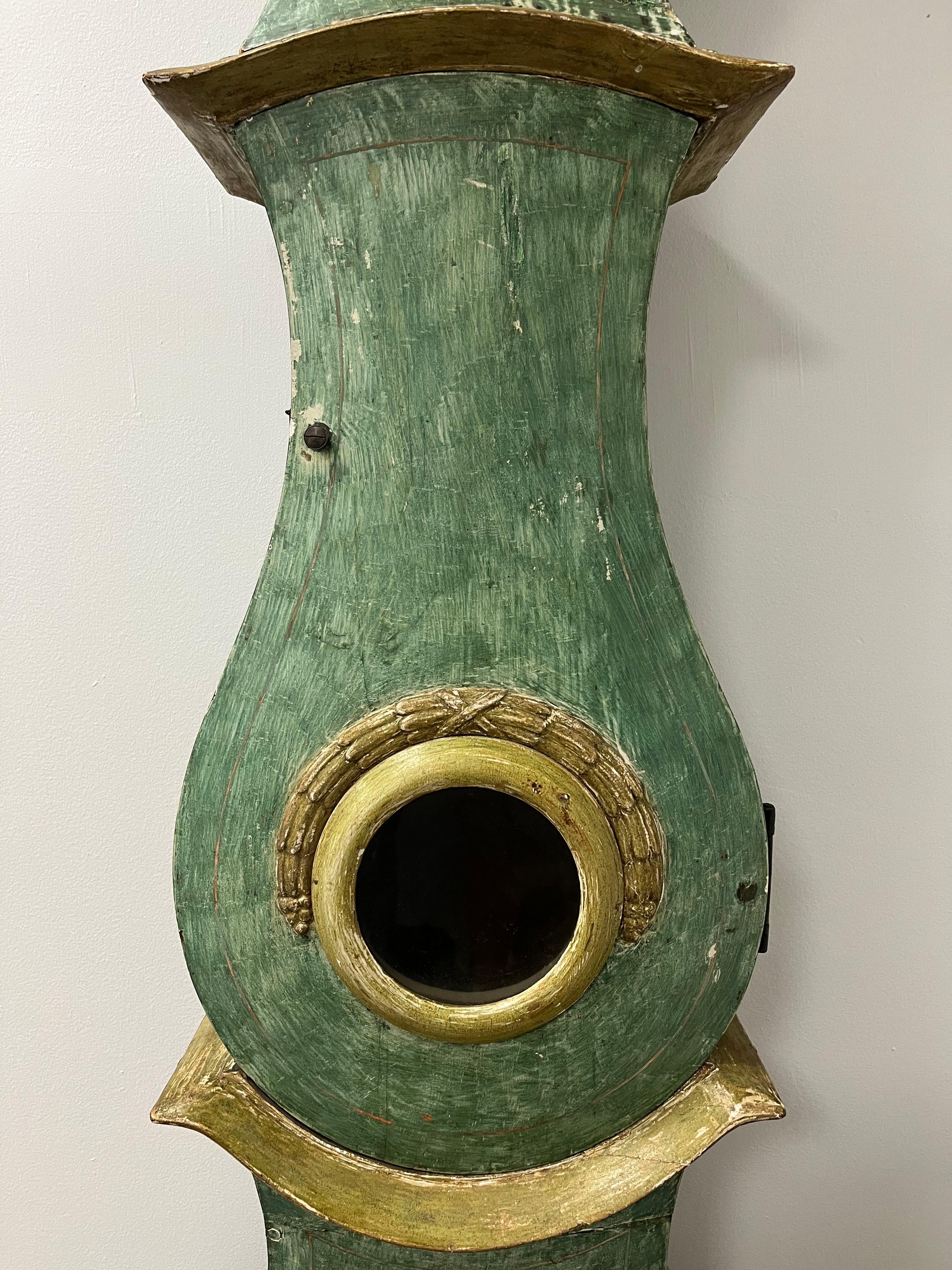 19th Century Swedish Case Clock For Sale 2