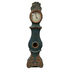 Horloge à boîtier suédoise du 19e siècle