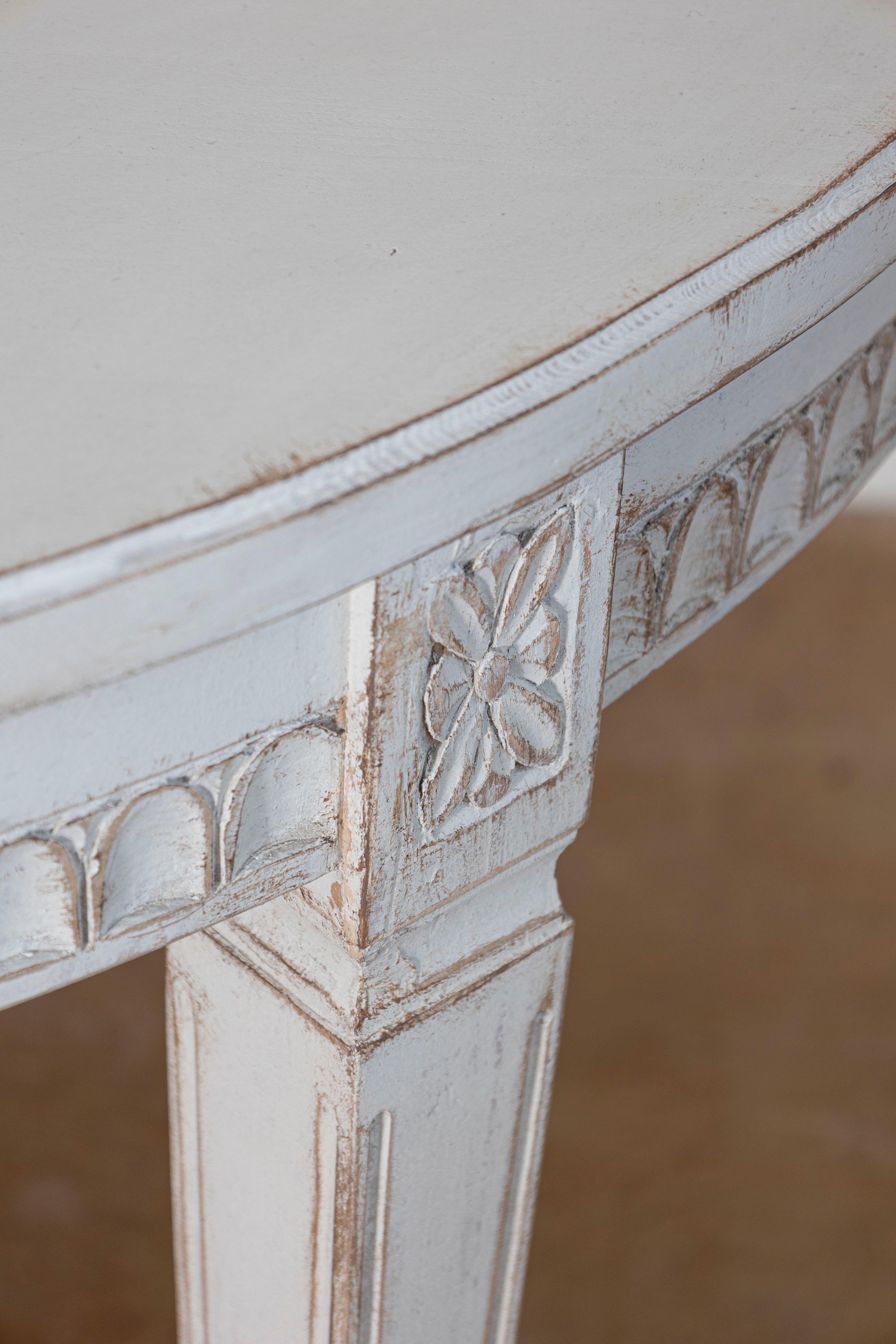Gustavian 19th Century Swedish Center Table For Sale