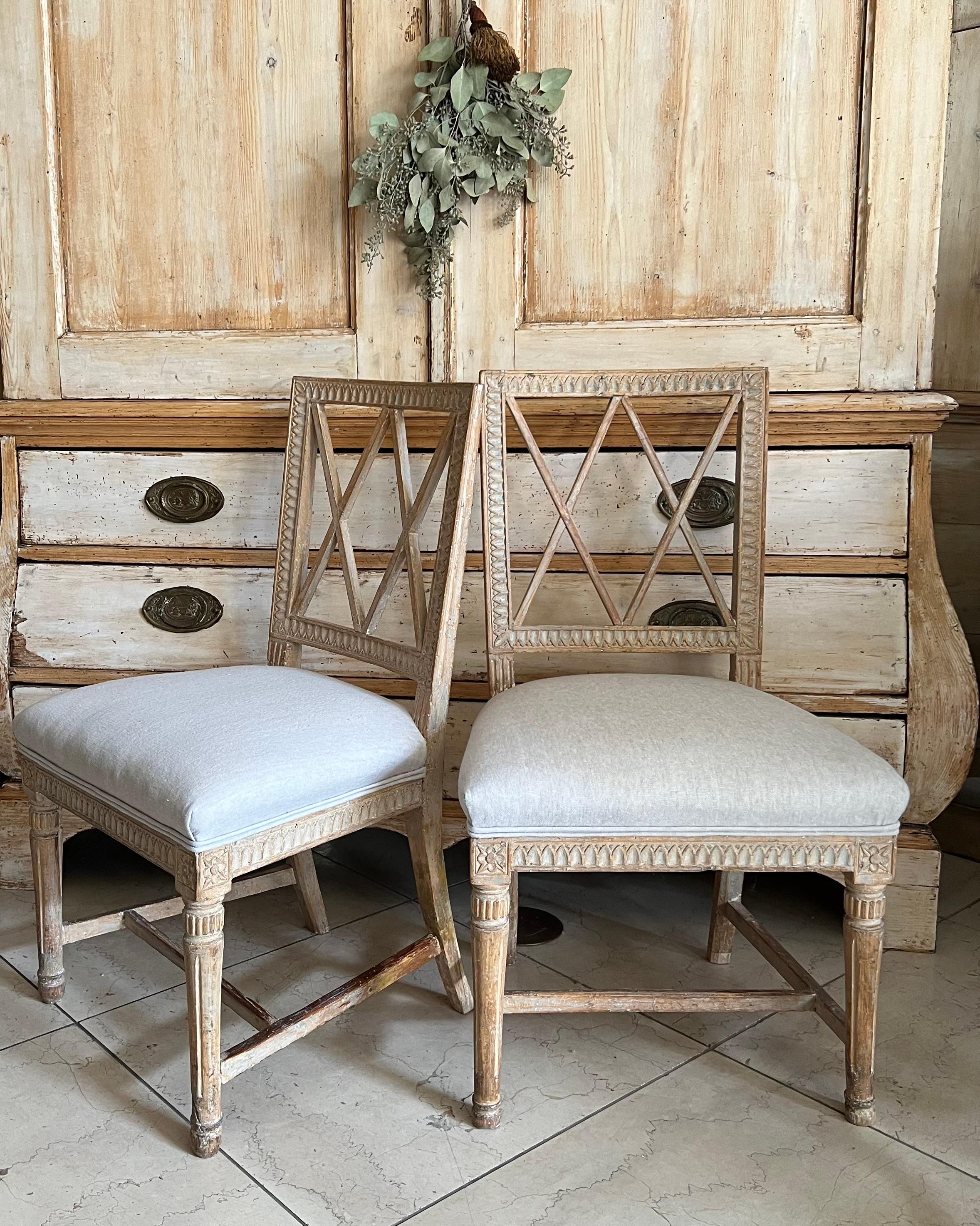 Gustavian 19th century Swedish Chair  For Sale