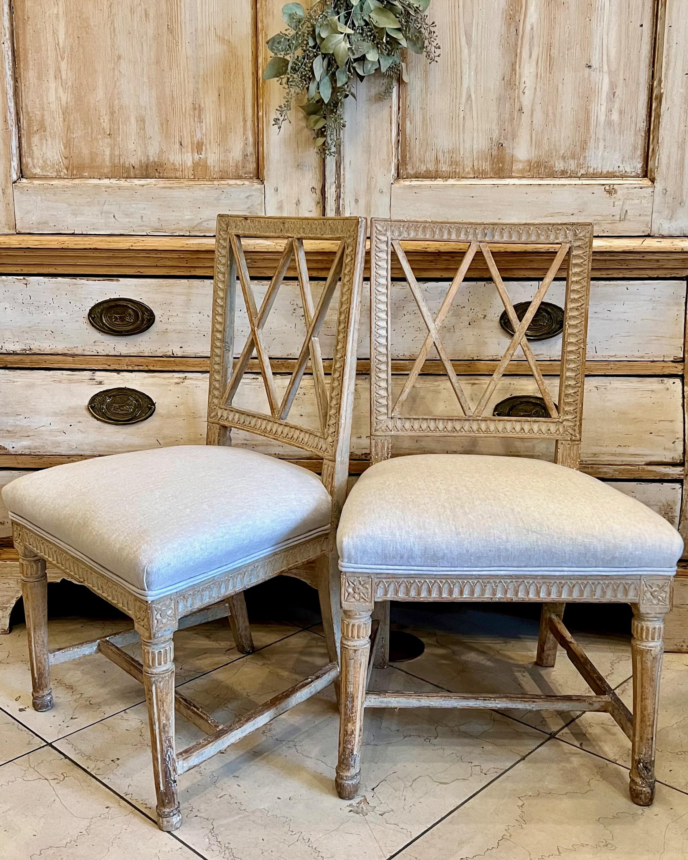 Schwedischer Stuhl des 19. Jahrhunderts  im Zustand „Gut“ im Angebot in Charleston, SC