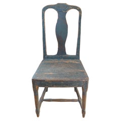 19th Century Swedish Chair in transition Rococo / Gustavian  Hälsingland