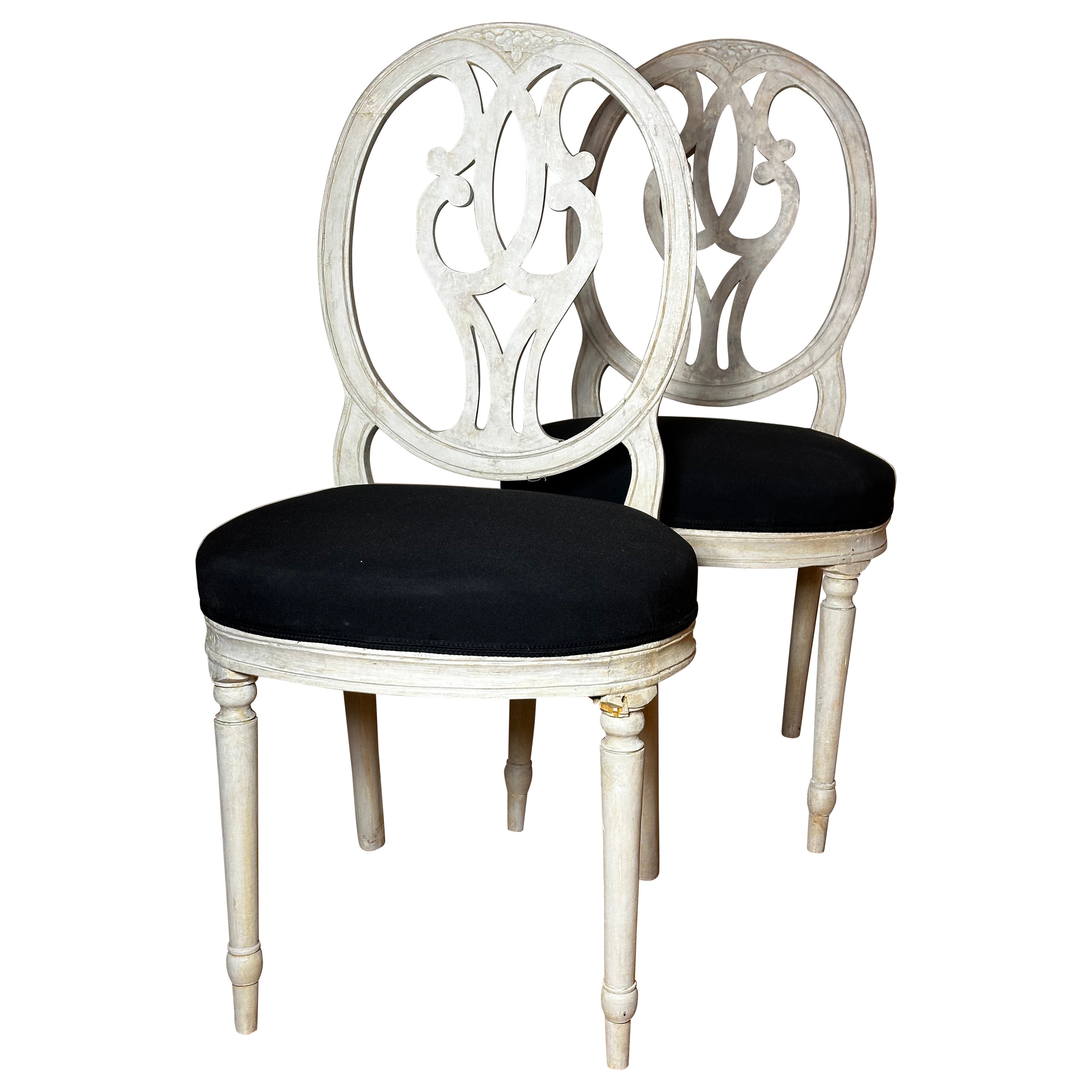 Chaises suédoises du 19e siècle