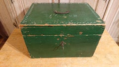 19th Century Swedish Chest / box with original paint from Northern Sweden