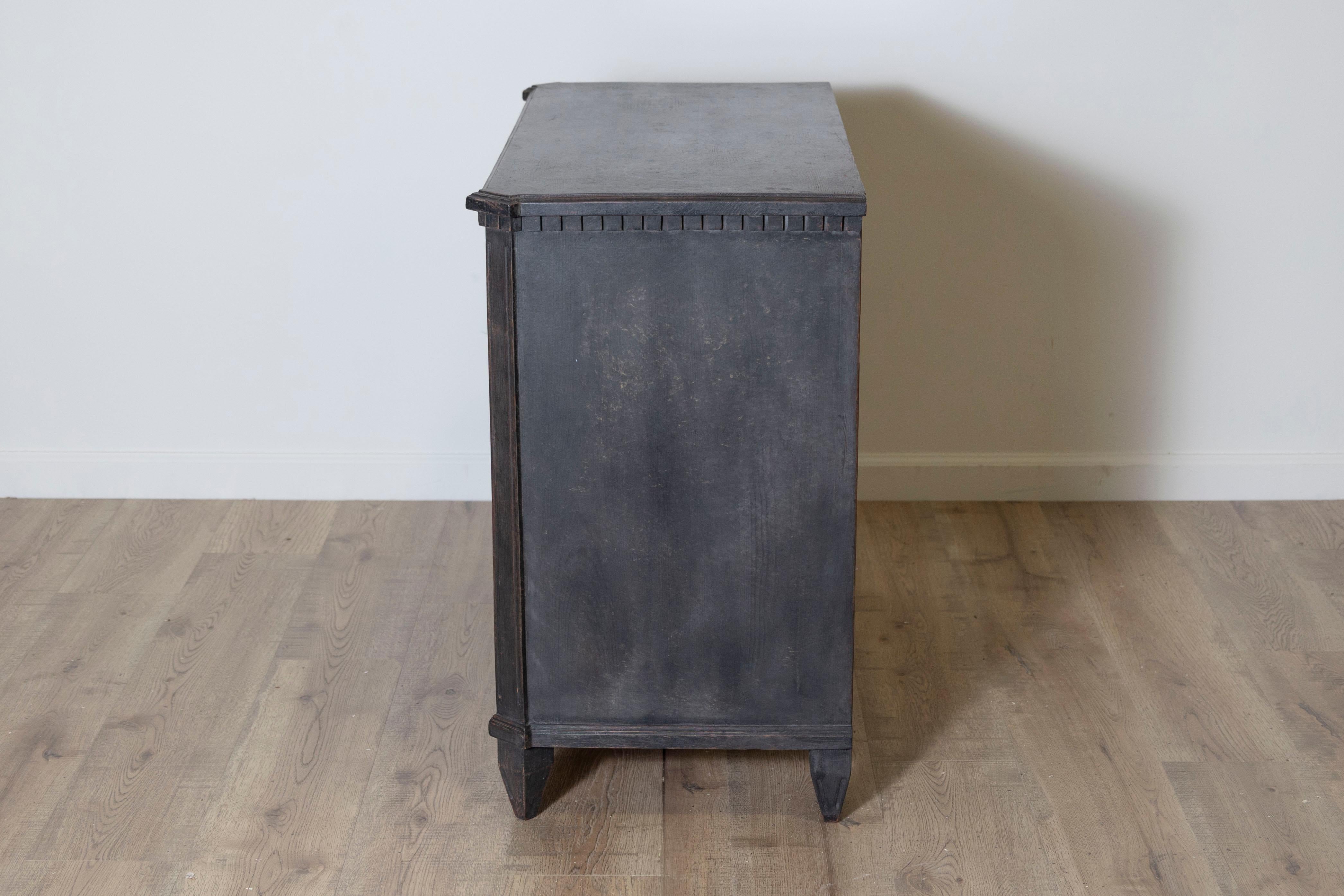 Ottone Cassettiera svedese del XIX secolo, circa 1860 in vendita
