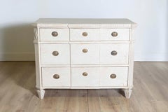 Swedish Gustavian Style Painted Chest of Drawers