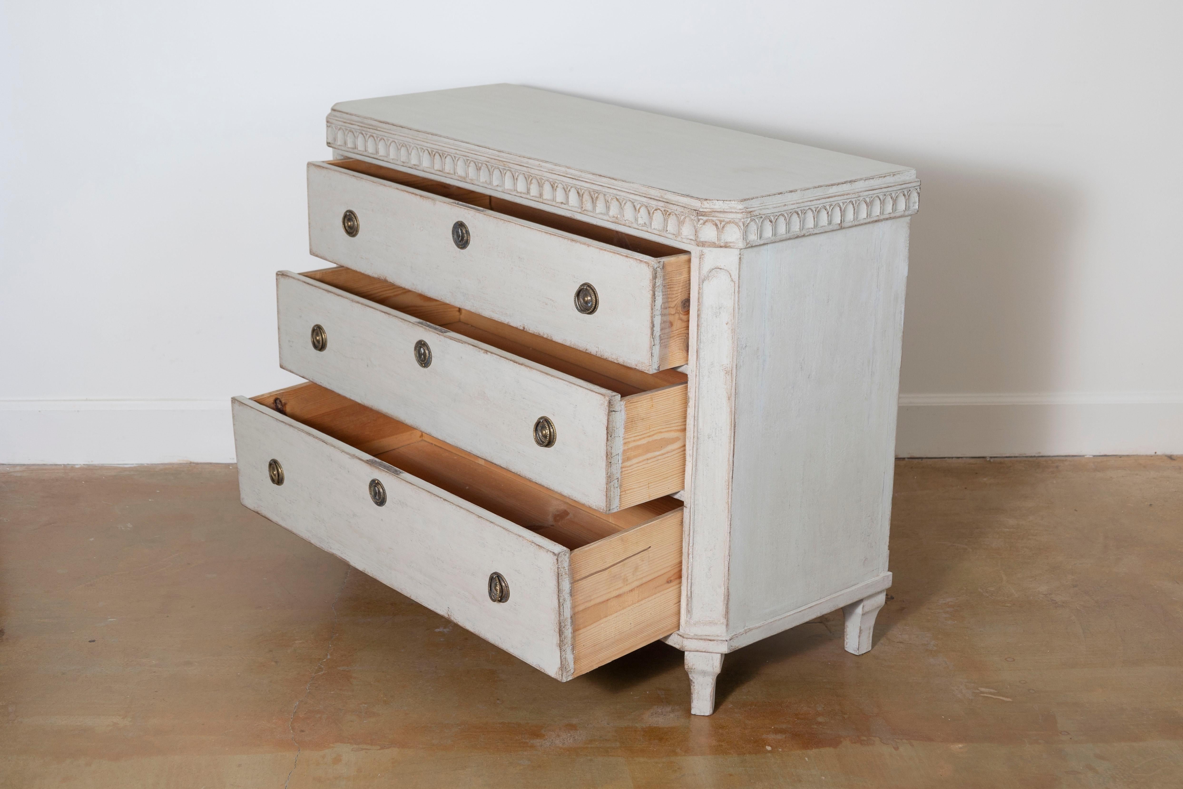 Pine 19th Century Swedish Chest of Drawers