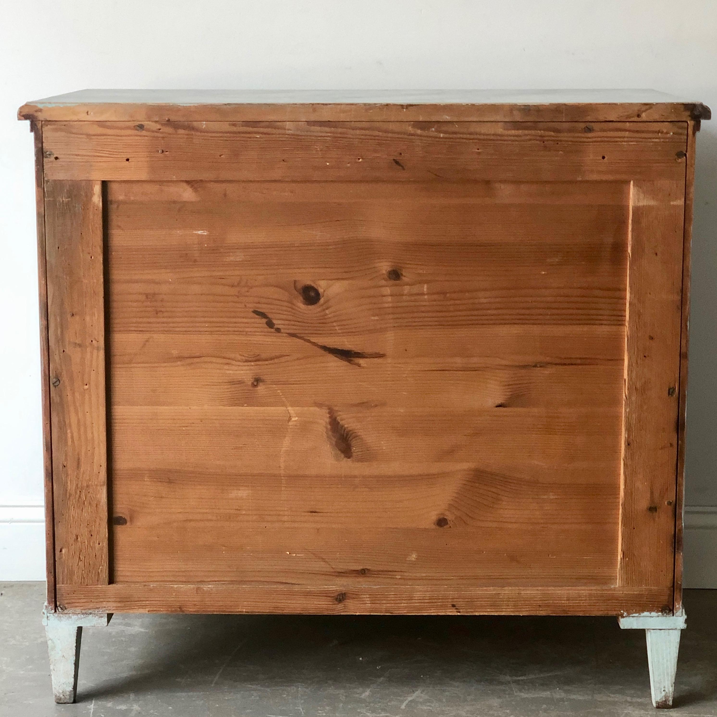 Pine 19th Century Swedish Chest of Drawers