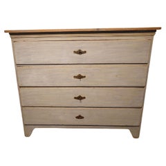 19th Century Swedish Chest of Drawers  with original paint