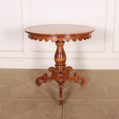 19th Century Swedish Circular Lamp Table