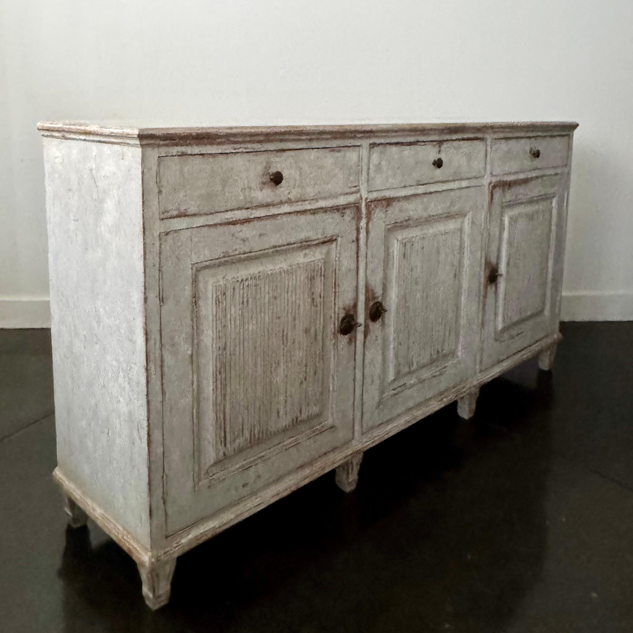 Bronze 19th century Swedish Classic Sideboard Stockholm 1840-50