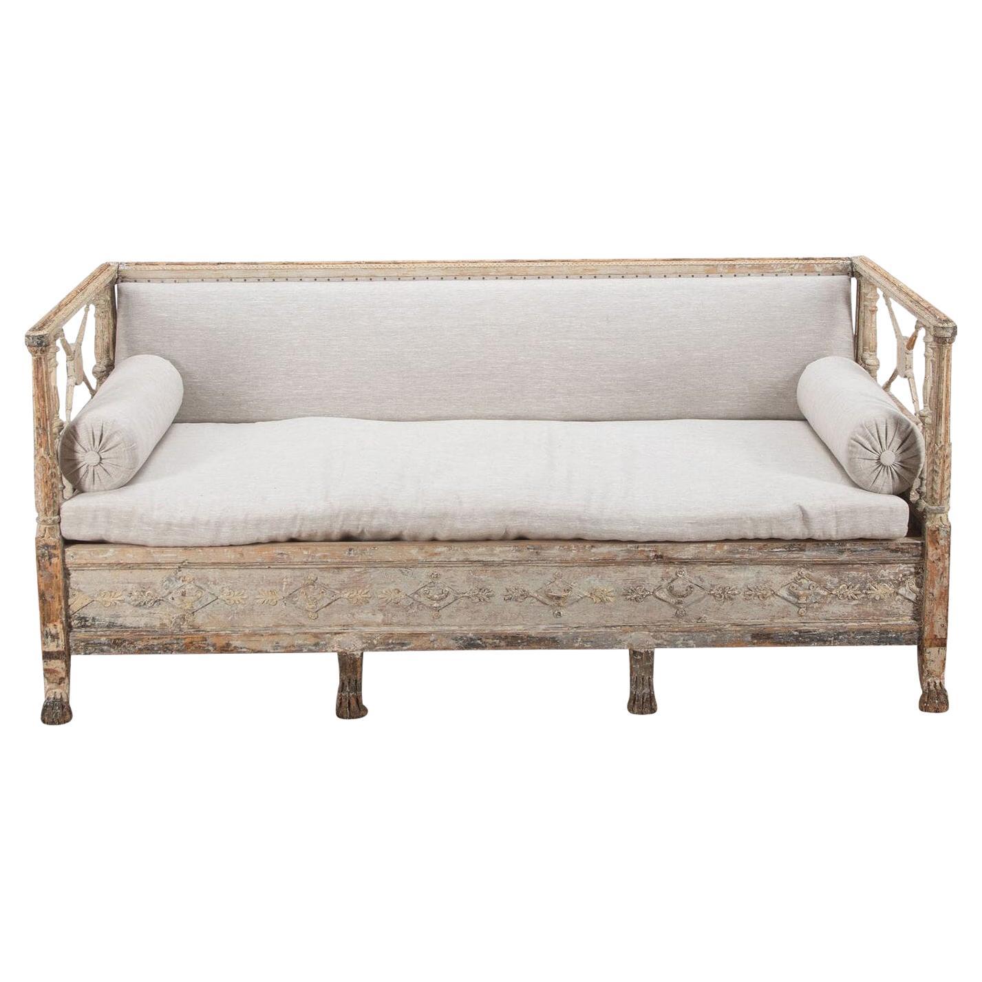19th Century Swedish Classical Sofa