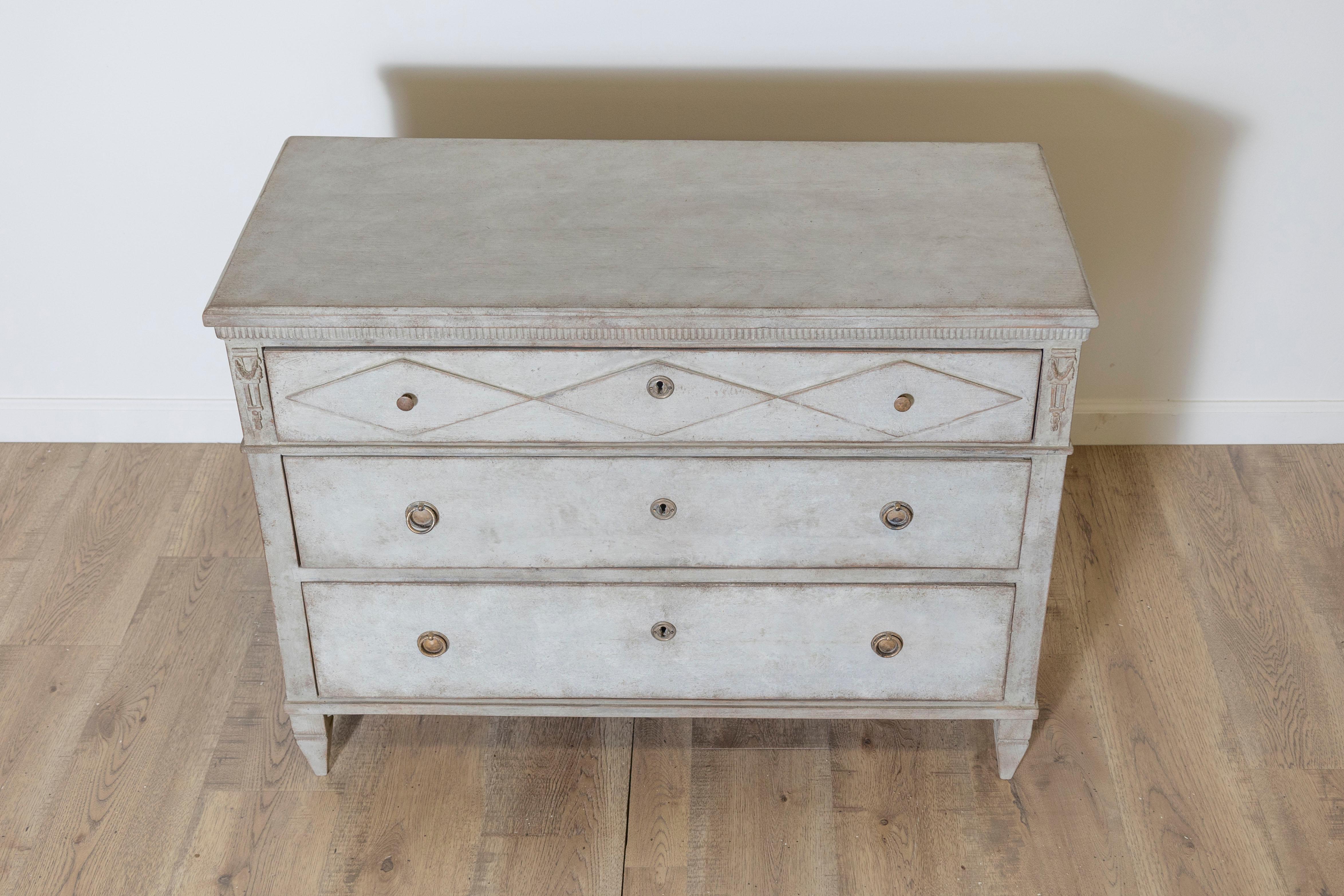 Svedese Commode svedese del XIX secolo, circa 1860 in vendita