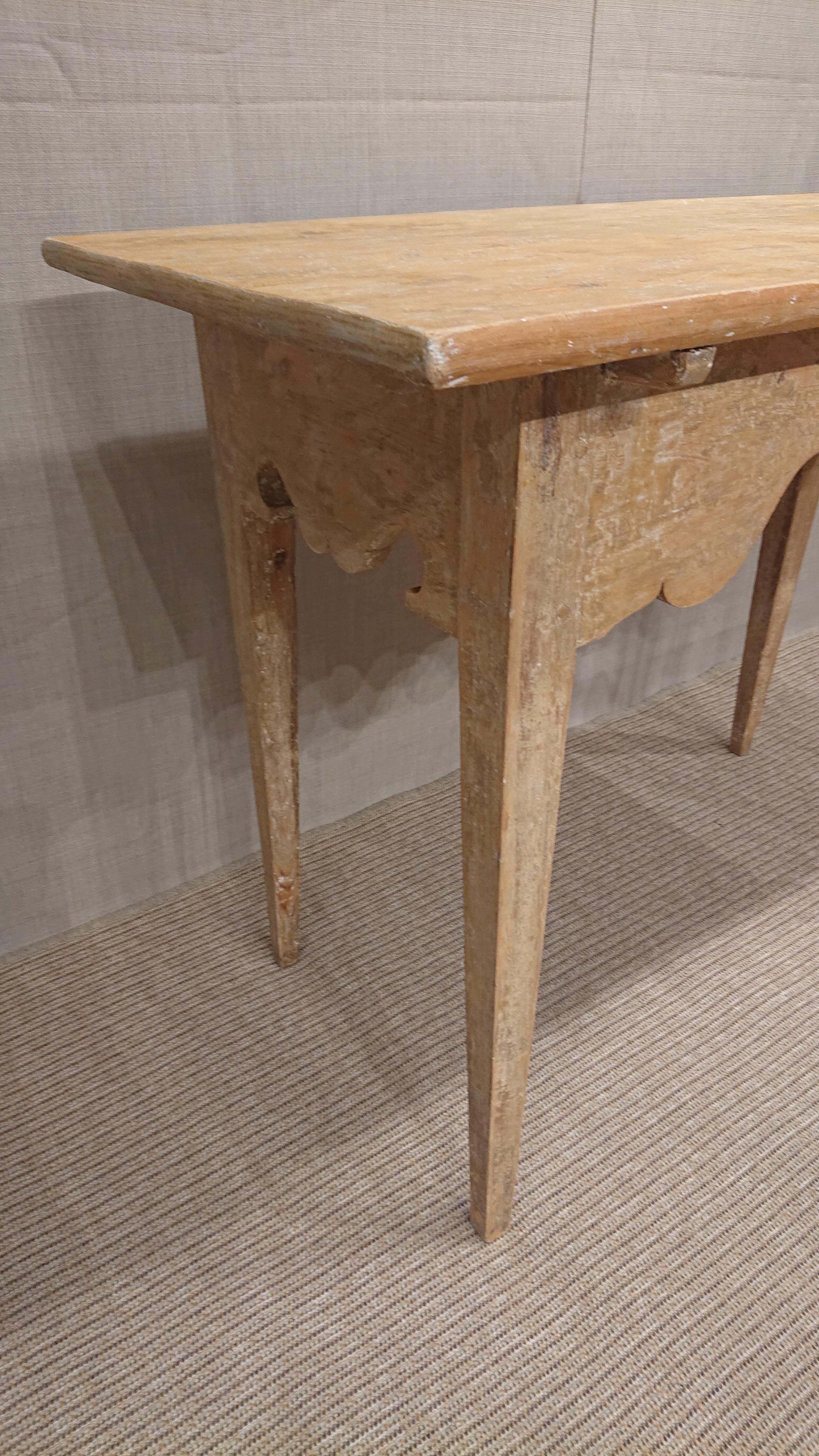 19th Century Swedish Console Table with Trace of Original Paint  Antiques 8