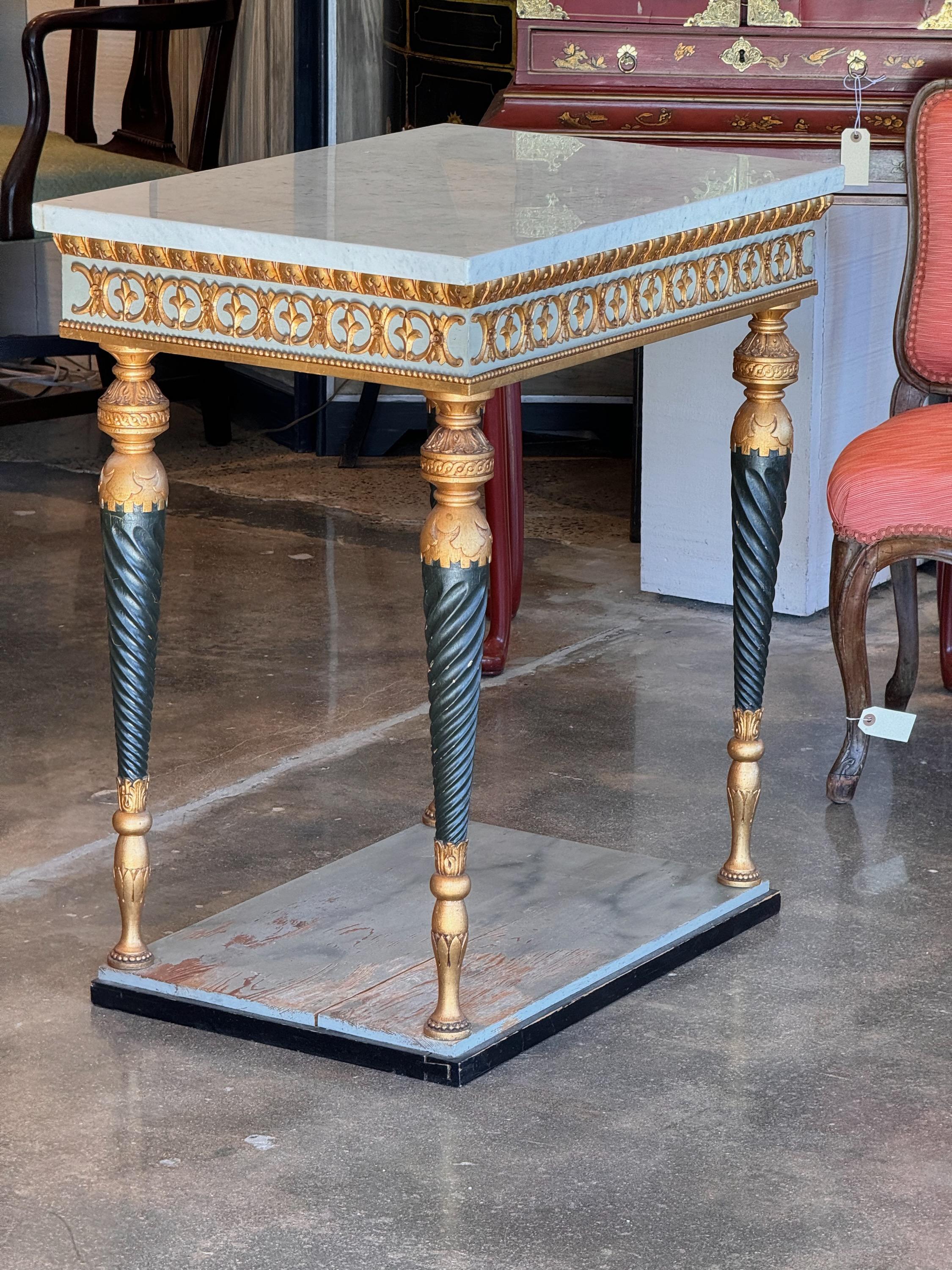 Everyone loves Swedish. And this is a beautiful console table